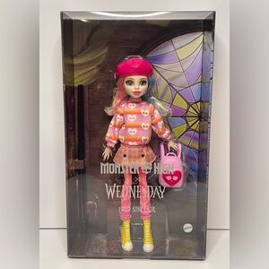 Monster High X Wednesday Addams Enid Sinclair Doll Mattel Collector Edition NEW